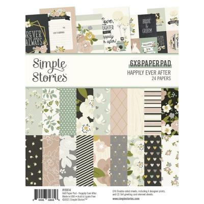 Simple Stories Happily Ever After Designpapier - Paper Pad